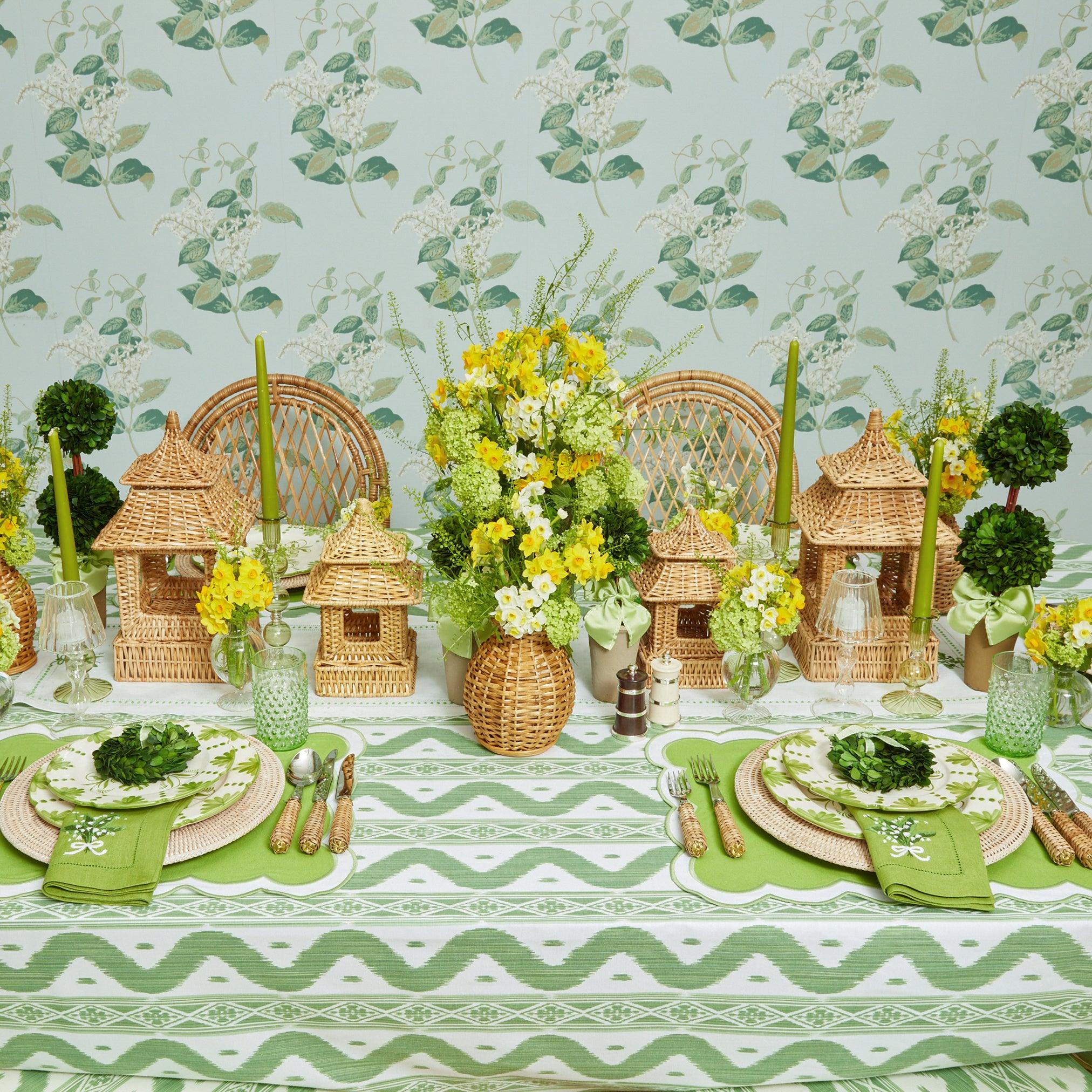 Potted Boxwood Ball with Green Bow (Pair) - Image 8