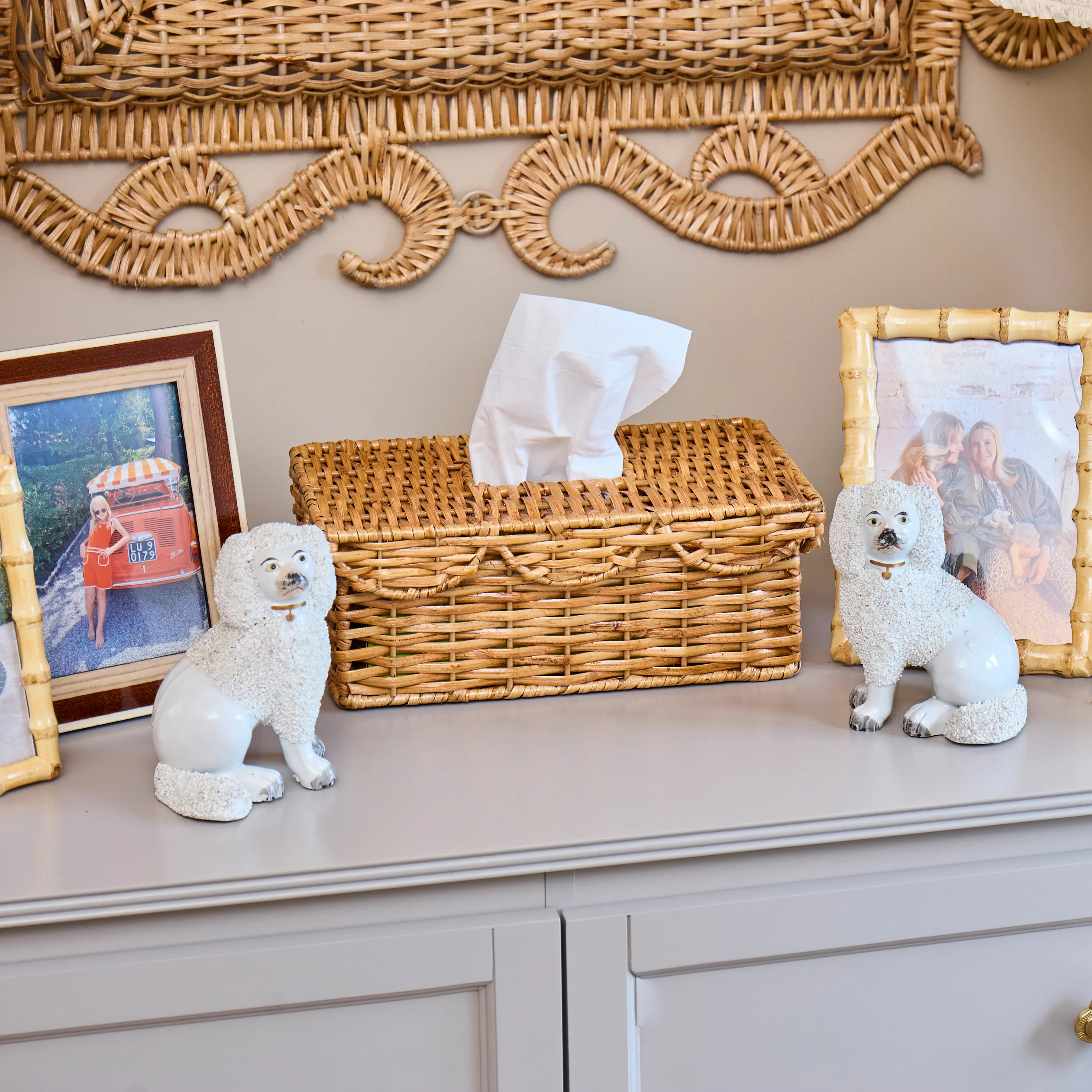 Rattan Tissue Box Holder - Image 4