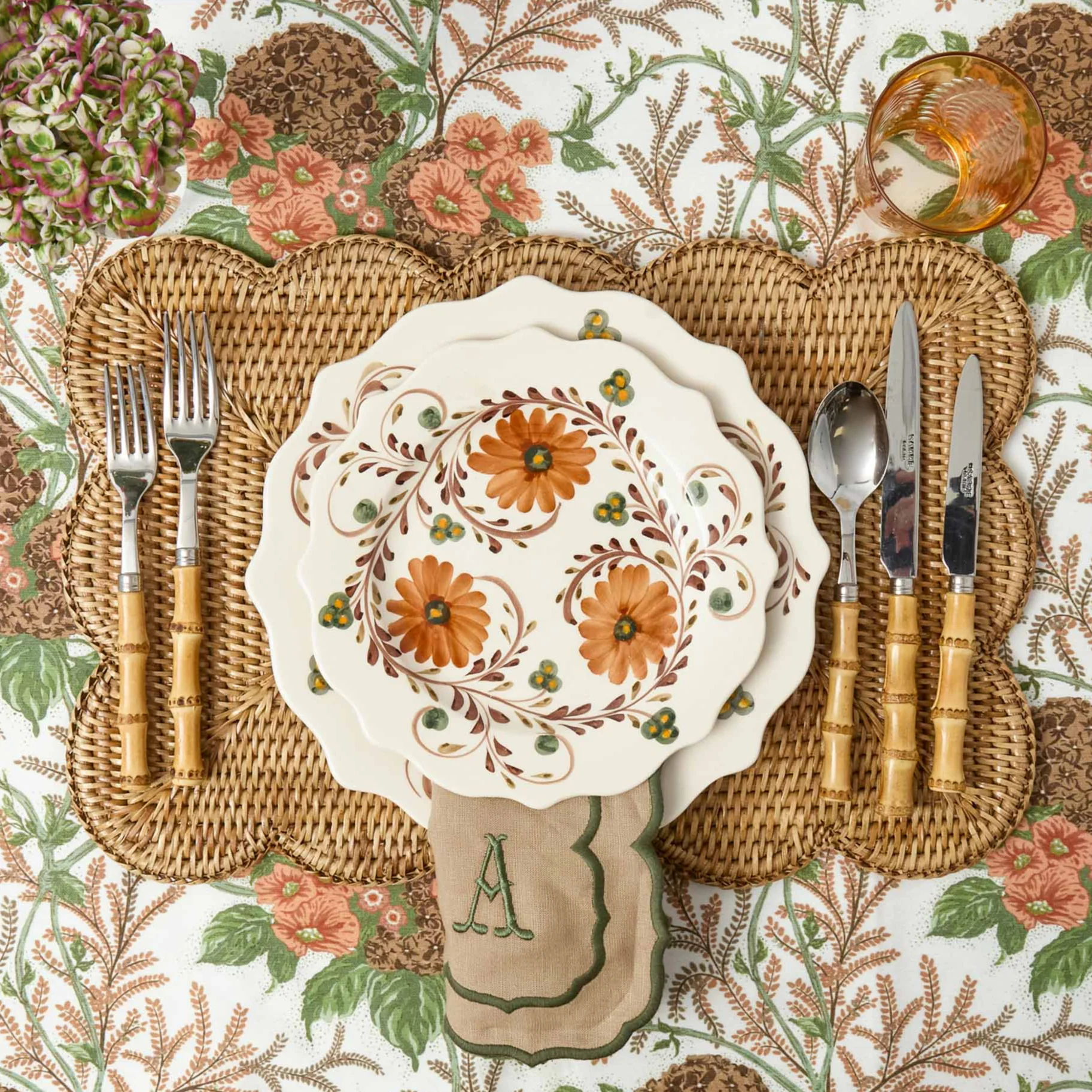 Autumn Flowers Starter Plate - Image 8