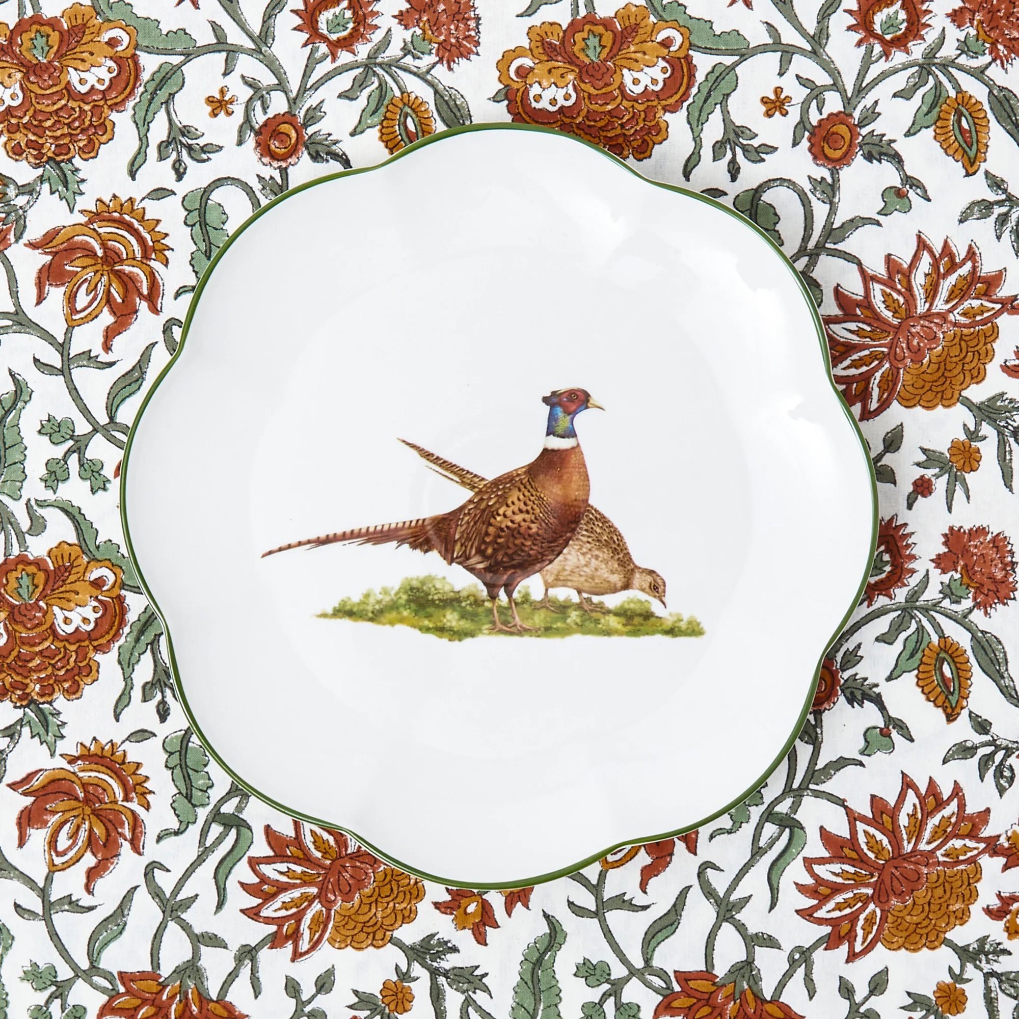 Scalloped Pheasant Starter Plate - Image 14