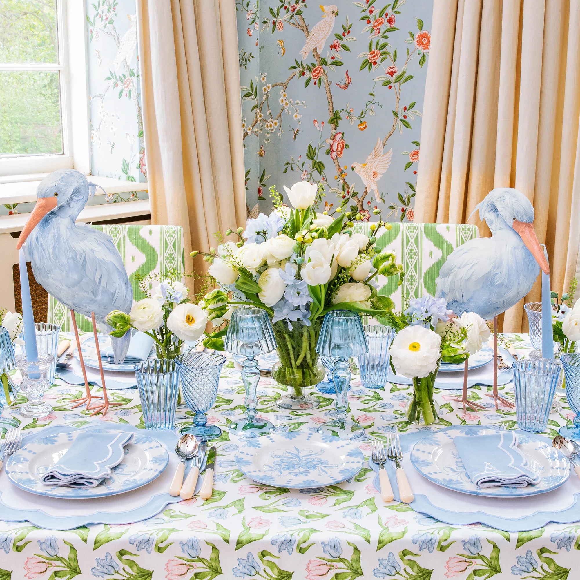 Blue Serena Appliqué Placemats (Set of 4) - Image 5