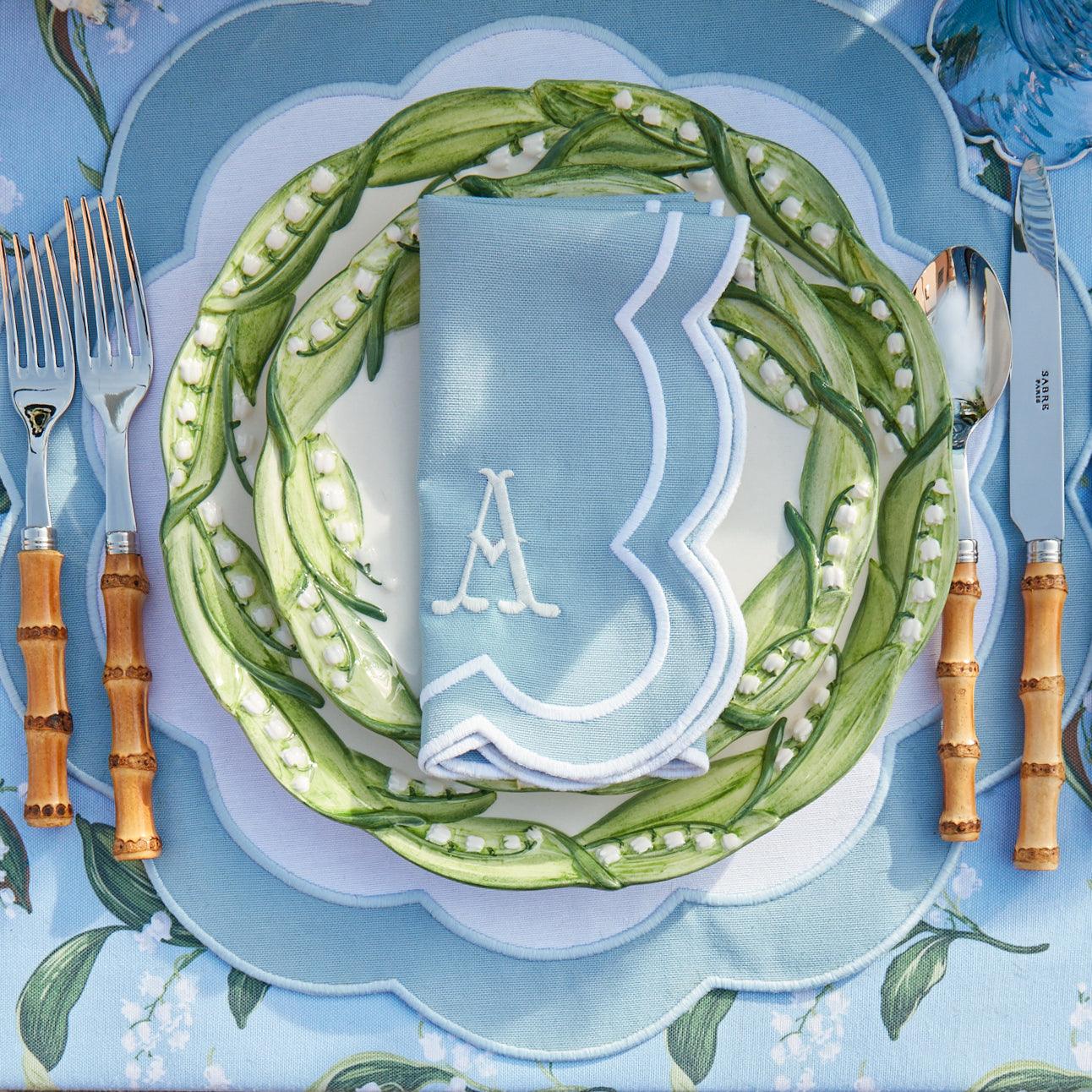 Blue Serena Appliqué Napkins (Set of 4) - Image 15