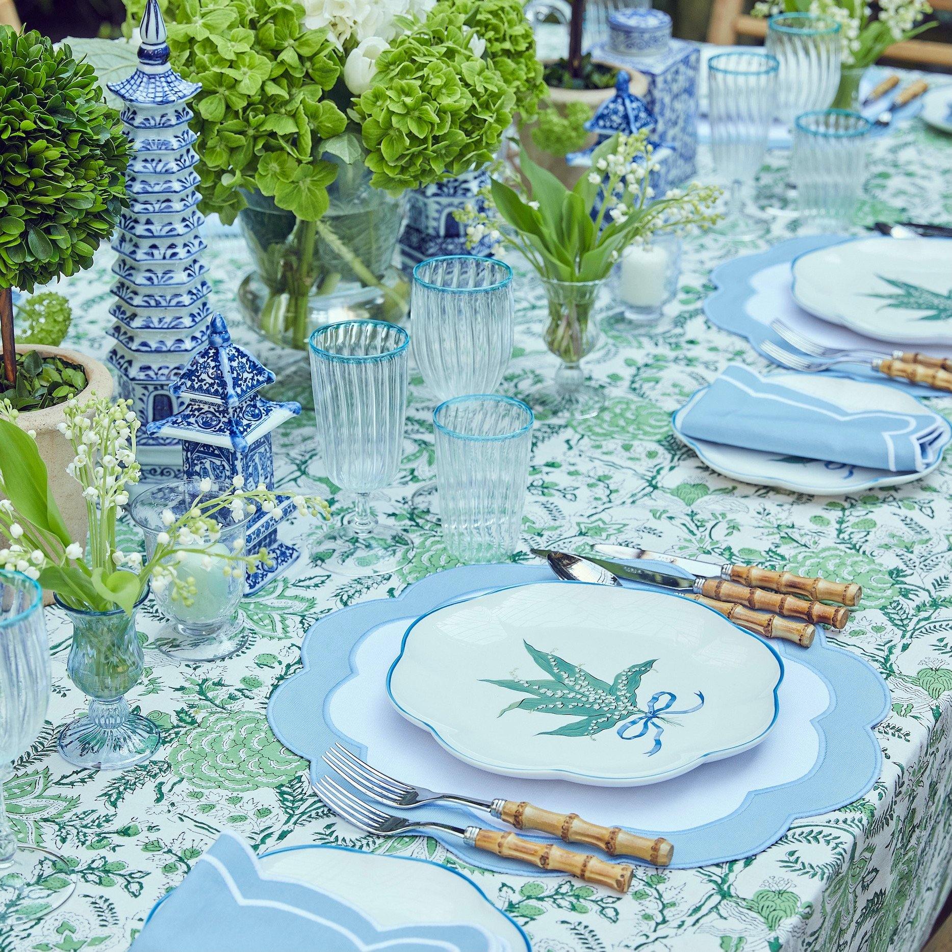 Blue Serena Appliqué Placemats (Set of 4) - Image 11