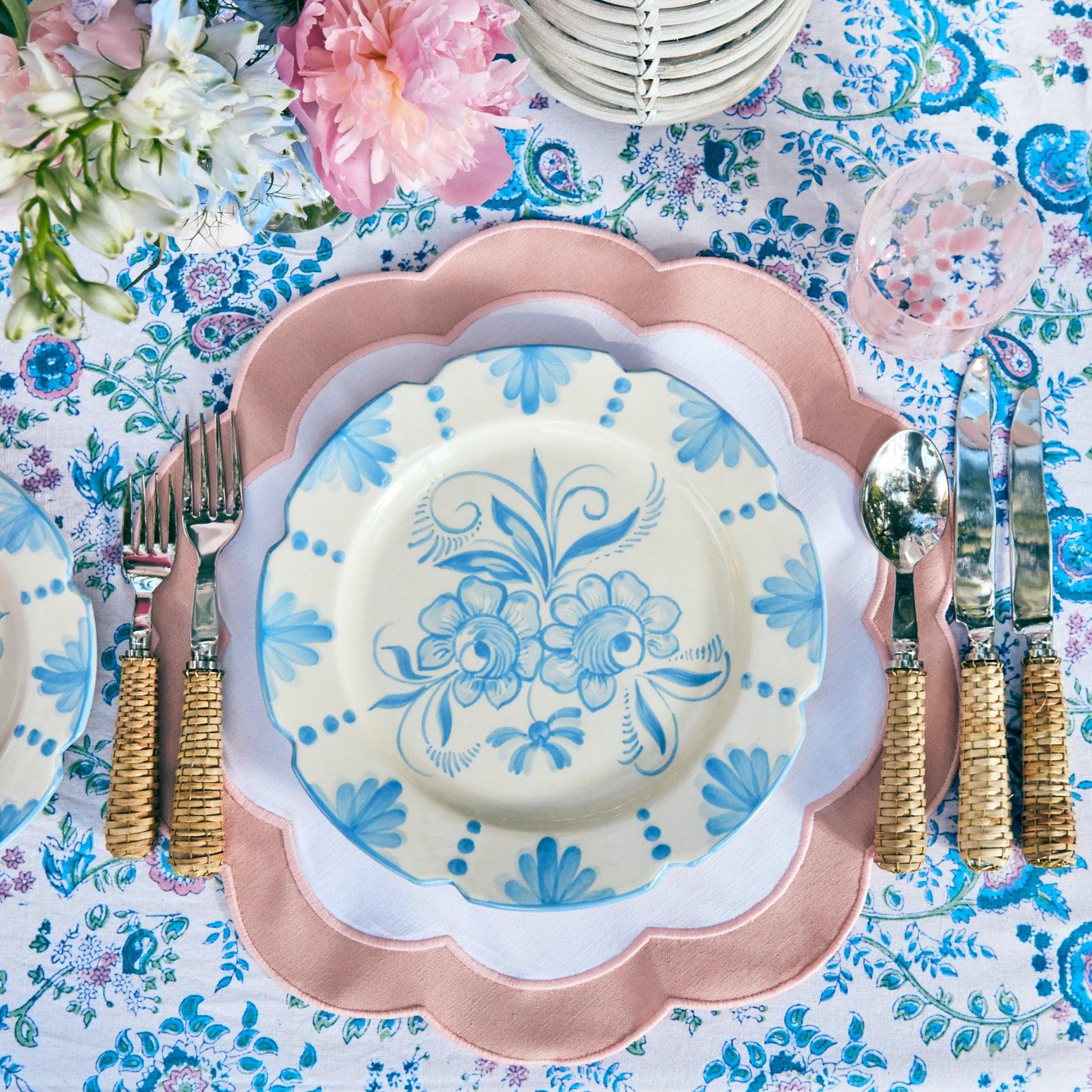 Seville Blue Gardênia Dinner Plate - Image 6