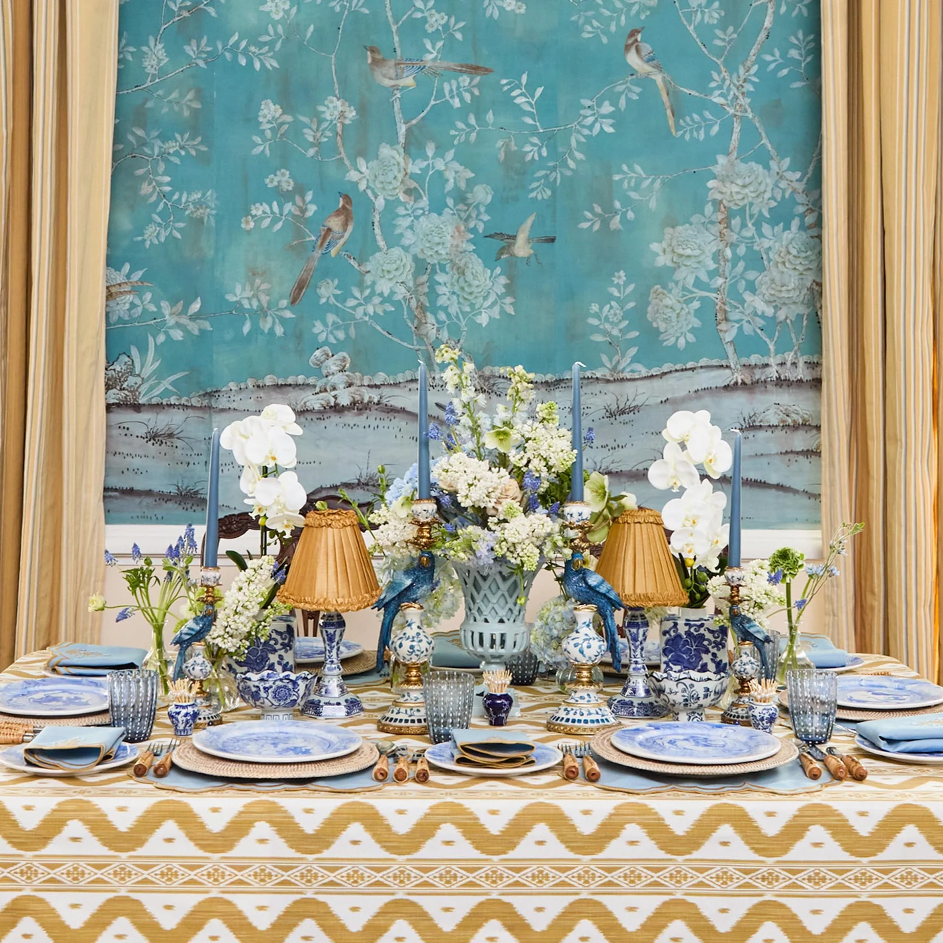 Dusty Blue Candles (Set of 8) - Image 25