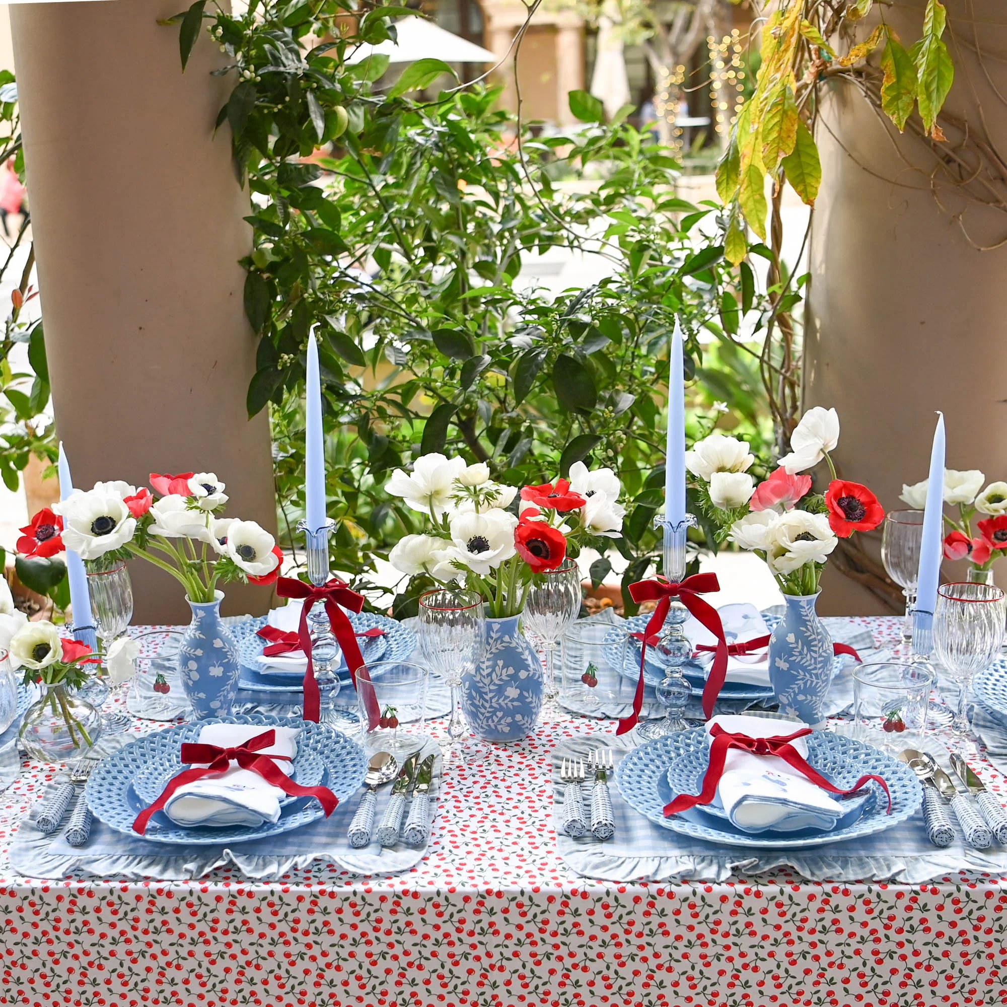 Blue Small Eden Candle Holders (Pair) - Image 27