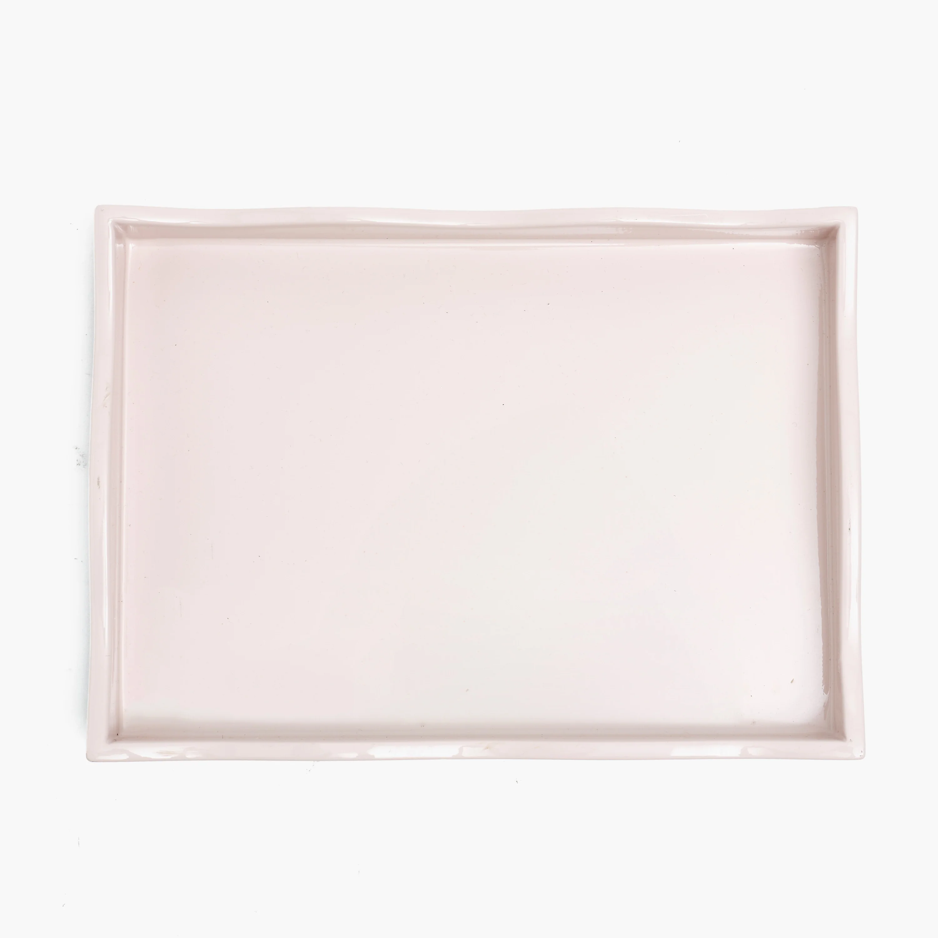 Pink Small Wave Lacquer Tray - Image 5