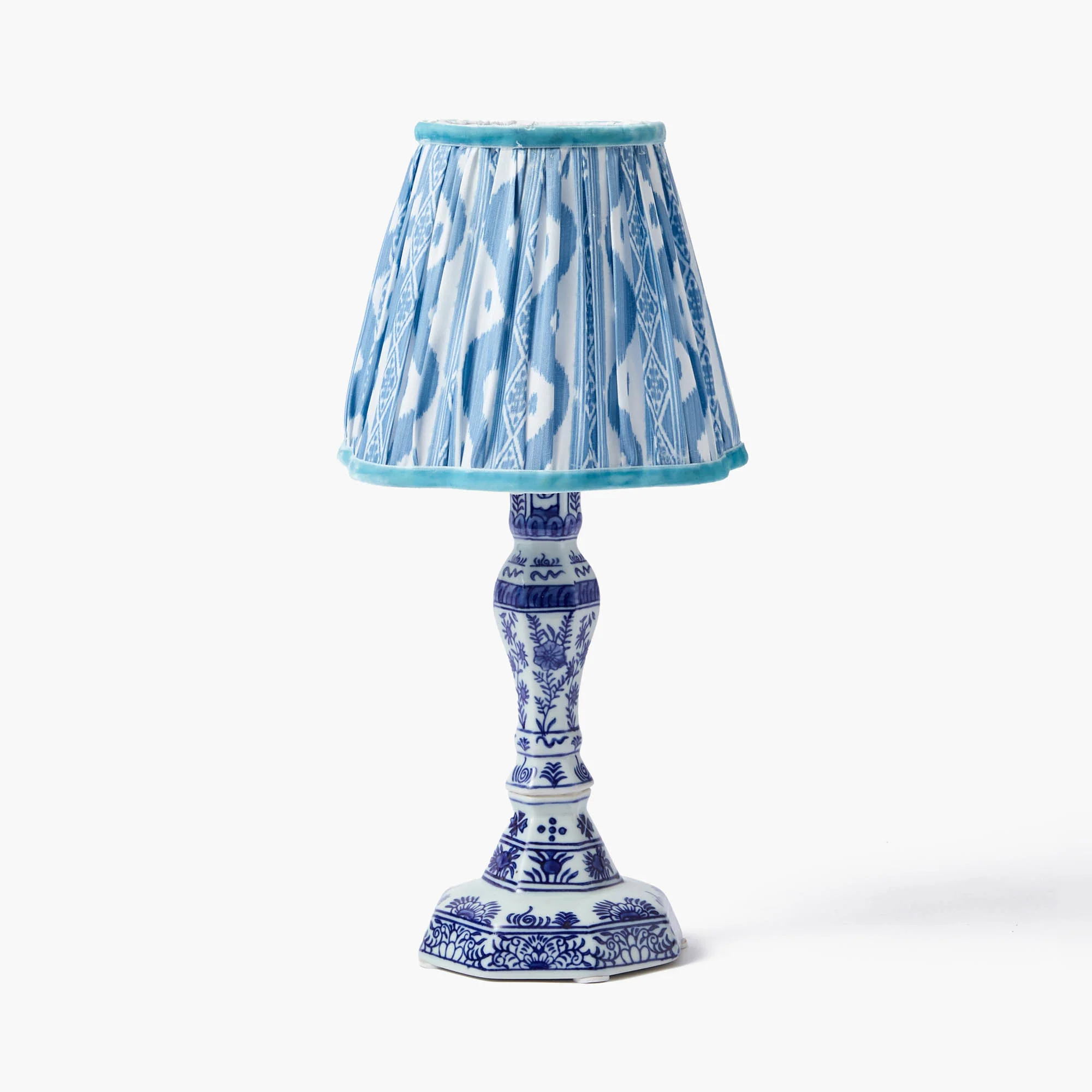 Blue Ikat Lampshade (18cm) - Image 14