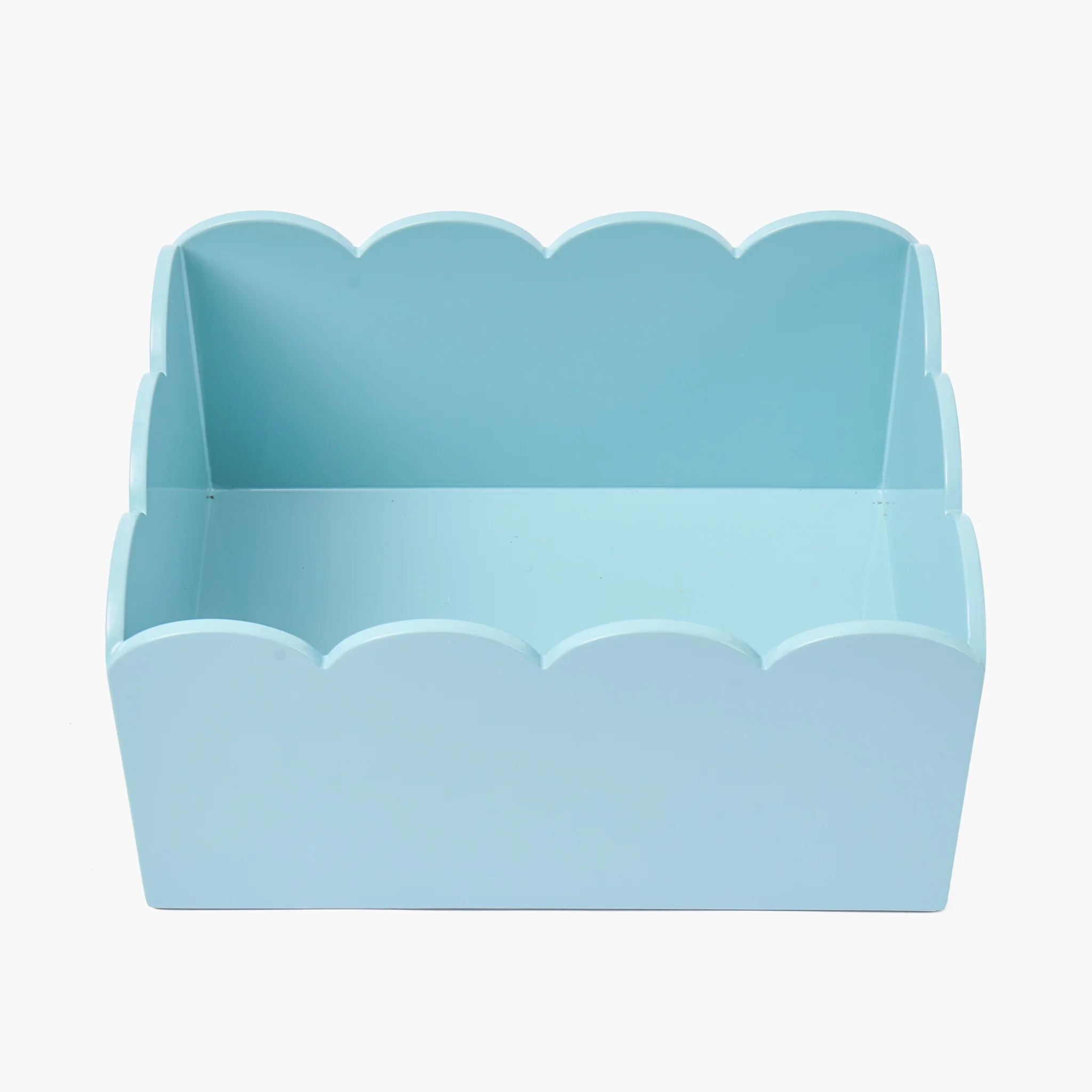 Duck-egg Blue Lacquer Storage Boxes (Set of 2) - Image 8