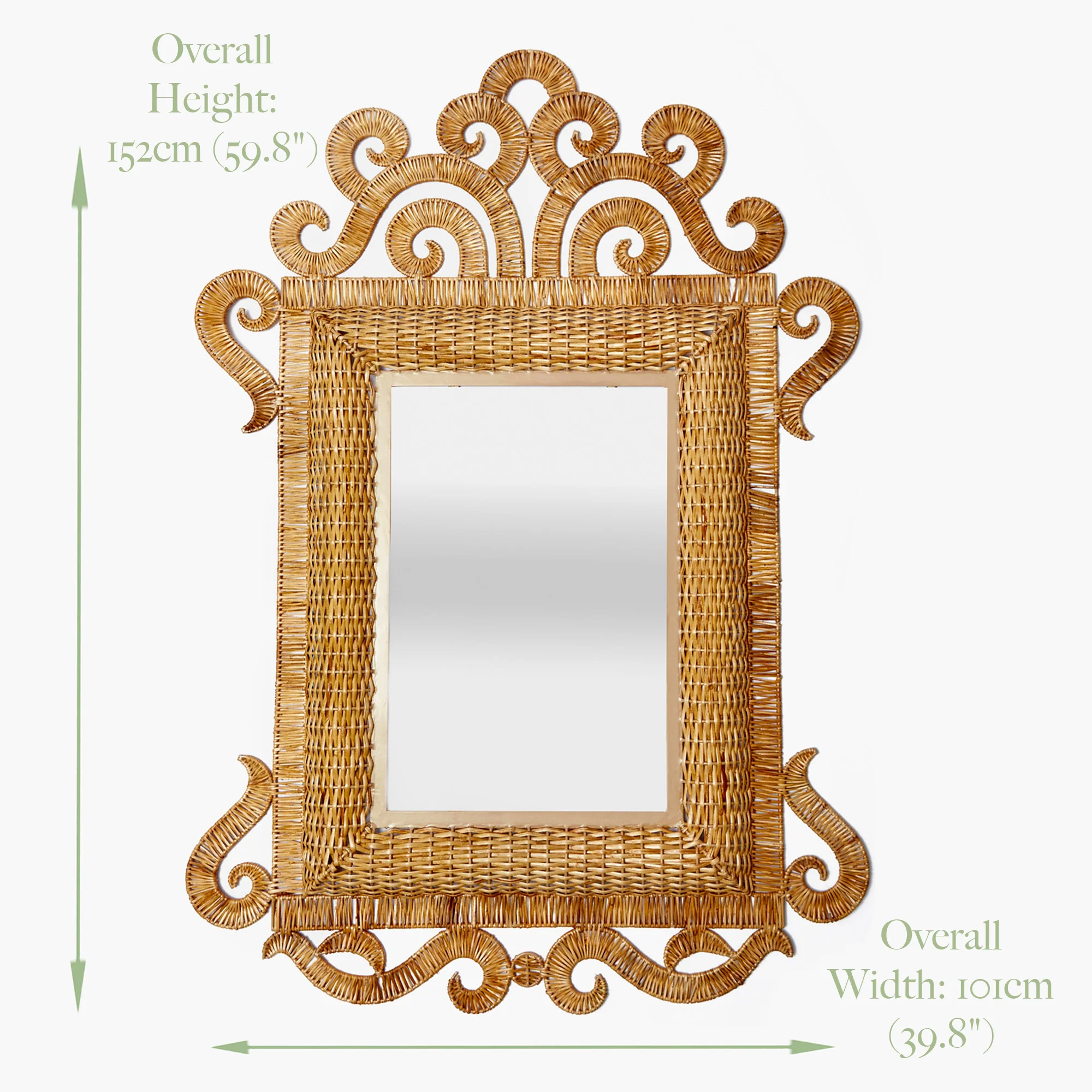 The Grand Rattan Mirror - Image 8