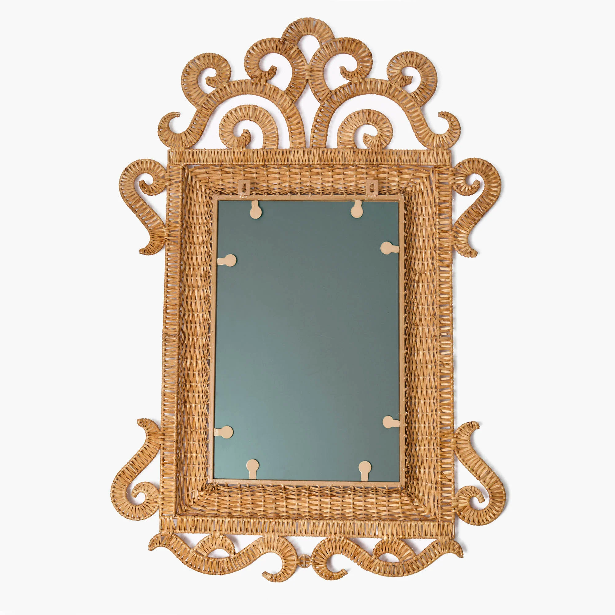 The Medium Grand Rattan Mirror - Image 3