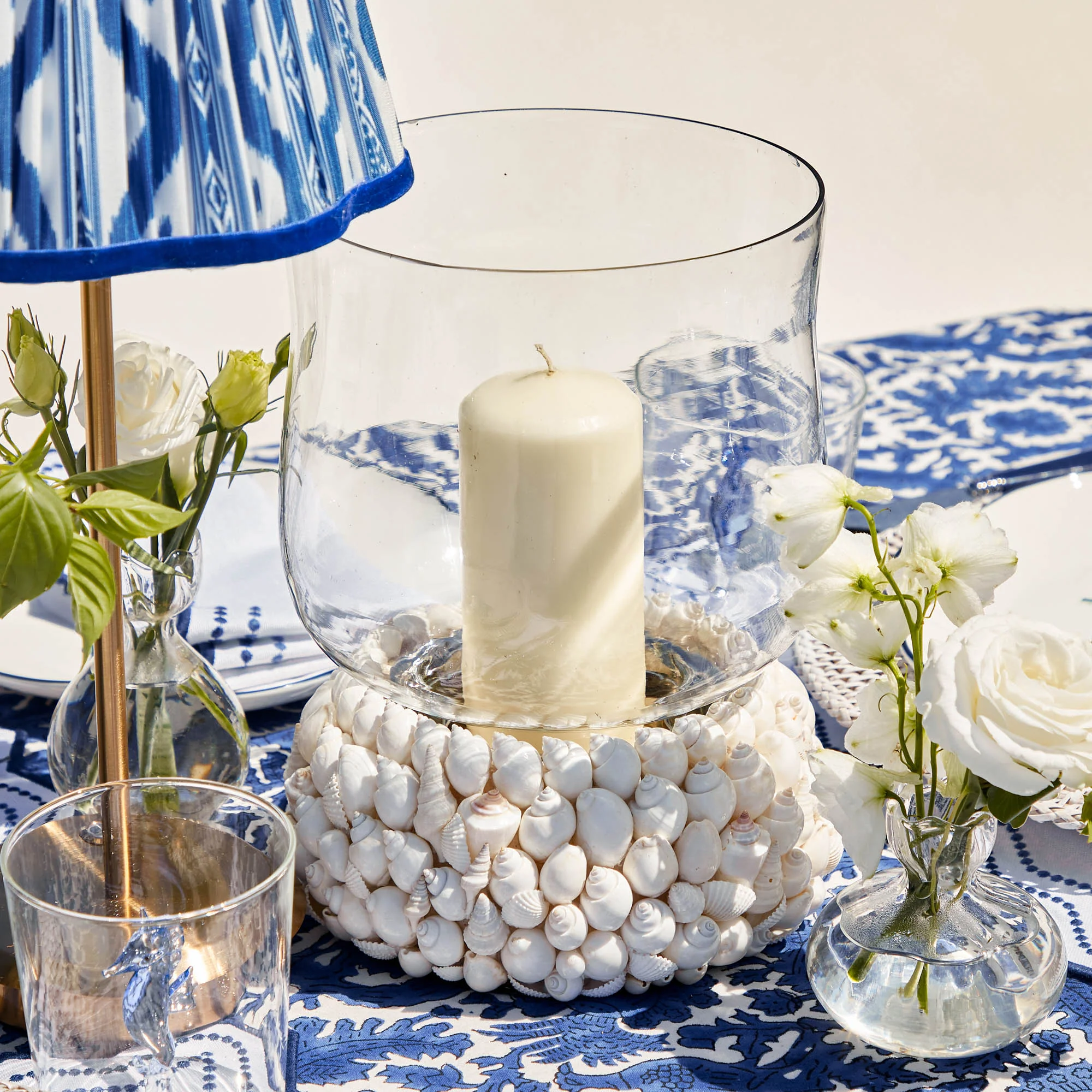 White Pillar Candle (Pair) - Image 7