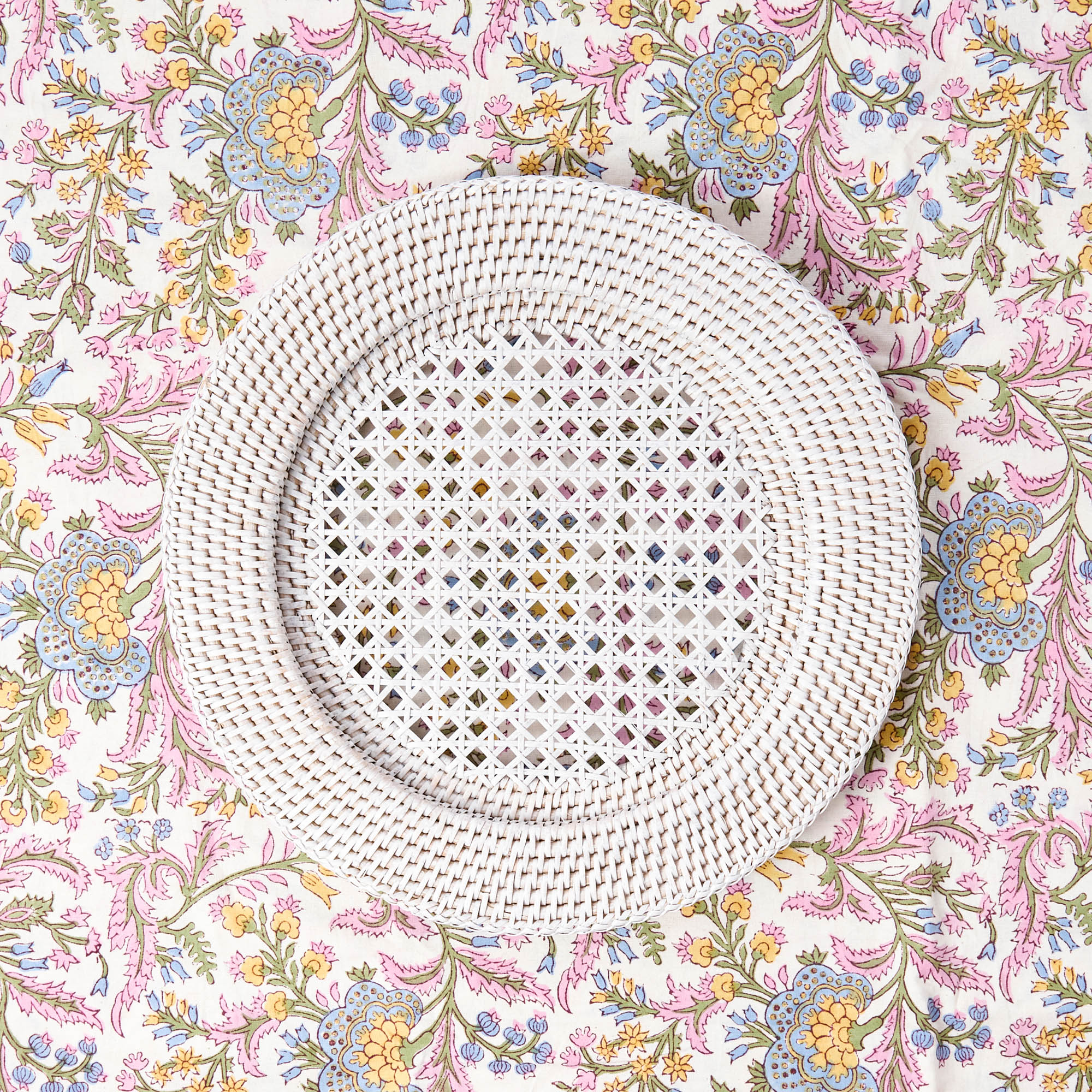 White Rattan Charger Plates (Set of 4) - Image 16