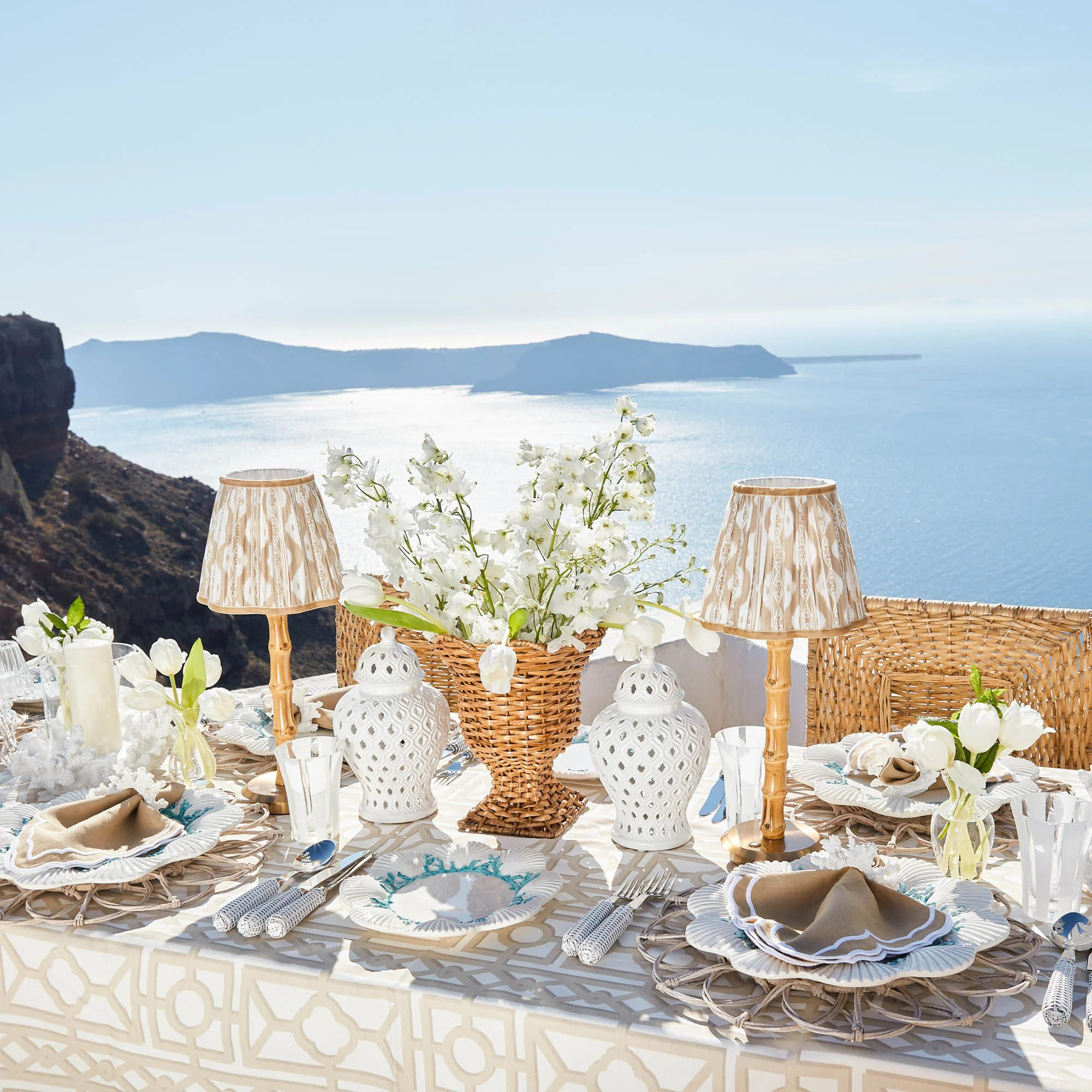 White Rattan Cutlery (5 Piece) - Image 10